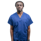 Medical Health Professionals Royal Blue Scrubs Set Unisex Men/Women 2 piece