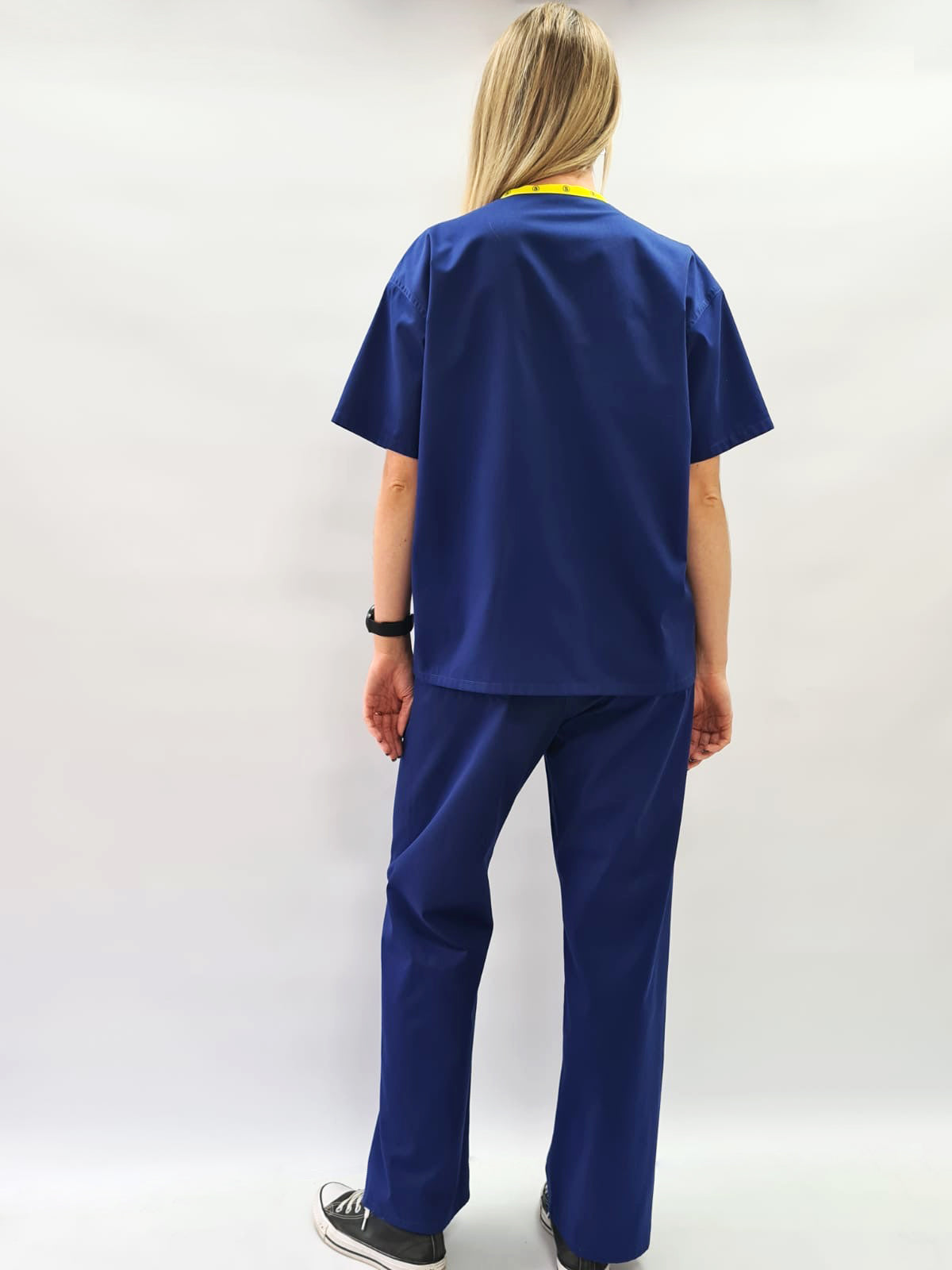 Medical Health Scrub Drawstring Royal Blue Trousers Unisex Men/Women