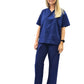 Medical Health Professionals Royal Blue Scrubs Set  Unisex Men/Women 2 piece