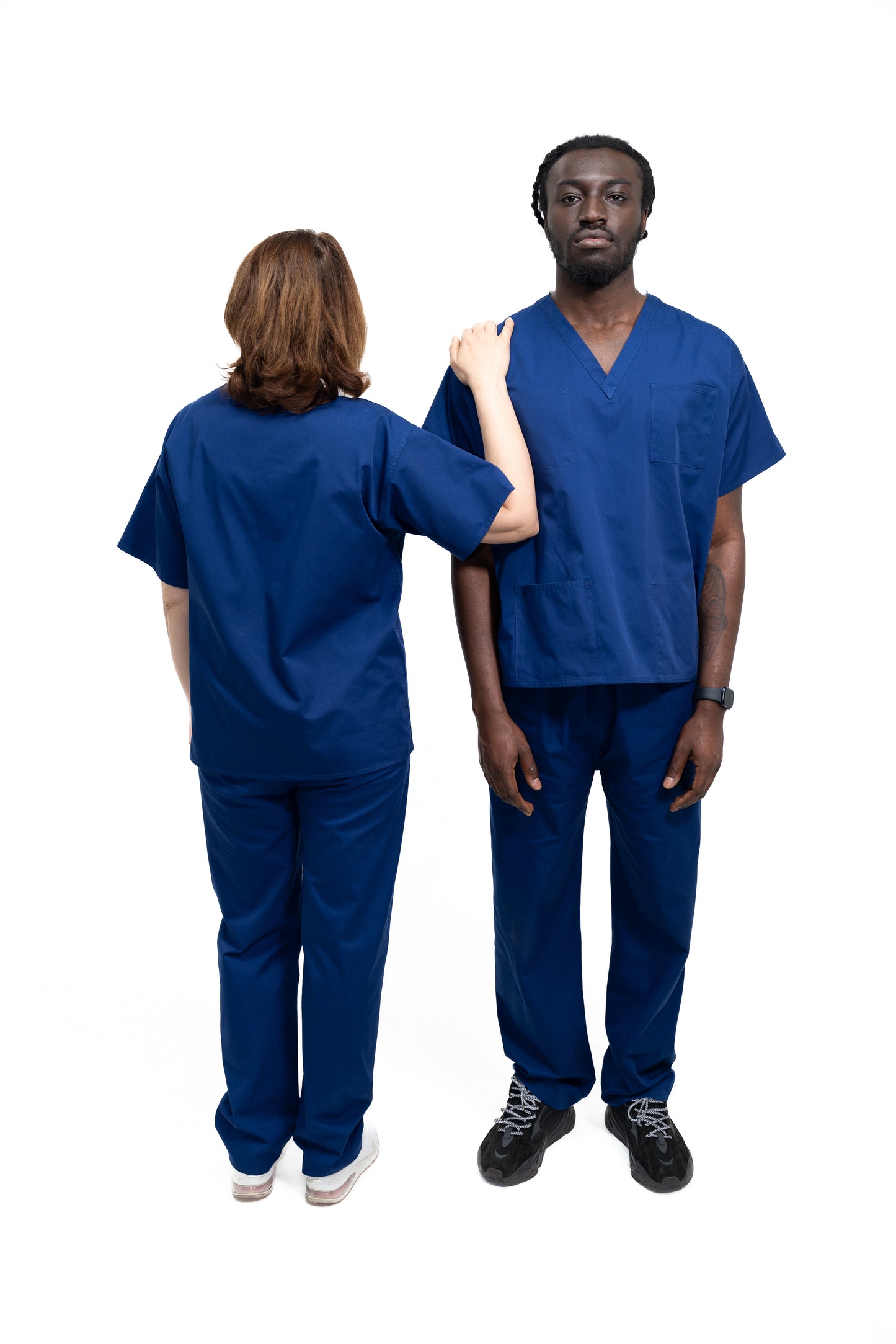Medical Health Professionals Royal Blue Scrubs Set  Unisex Men/Women 2 piece