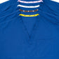 Medical Health Scrubs Blue Short Sleeve V neck Top Unisex Men/Women