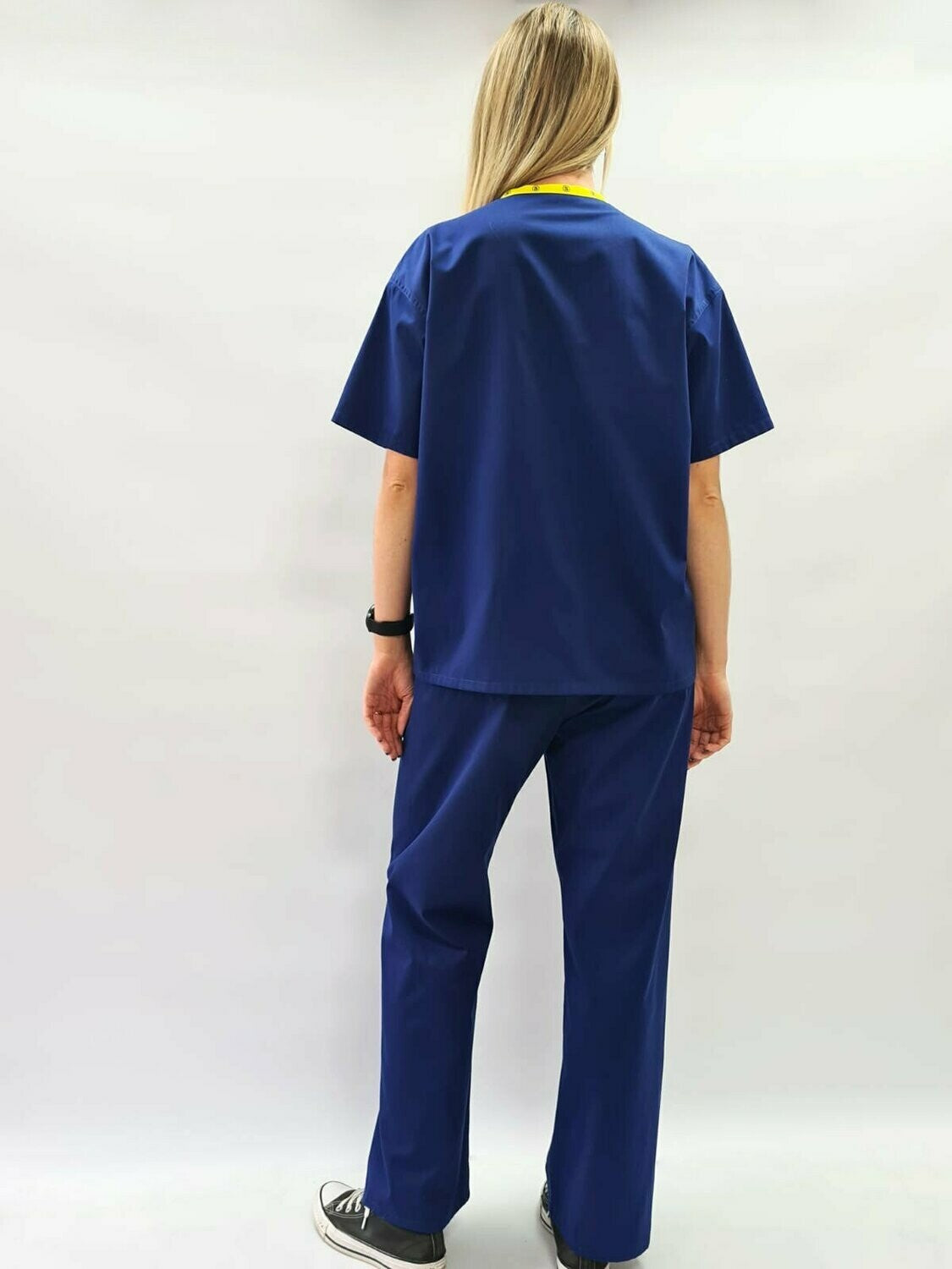 Medical Health Professionals Royal Blue Scrubs Set  Unisex Men/Women 2 piece